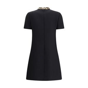 Valentino Crepe couture short Dress