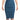 Dolce & Gabbana Blue Mesh Trim Ruched Tulle Sheath Dress
