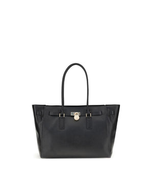 Michael Kors Black Calf Leather Bos Taurus Shoulder Bag