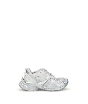 Balenciaga Silver Rubber Athletic Sneakers