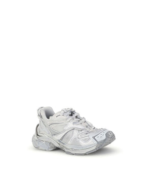 Balenciaga Silver Rubber Athletic Sneakers