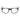 Ermenegildo Zegna Black Plastic Glasses (Frames)