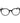 Christian Lacroix Black Acetate Glasses (Frames)