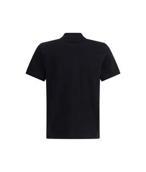 Moose Knuckles Black Cotton Polo Shirt