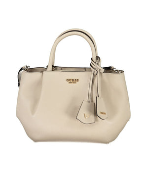 Guess Jeans Beige Polyethylene Women Handbag