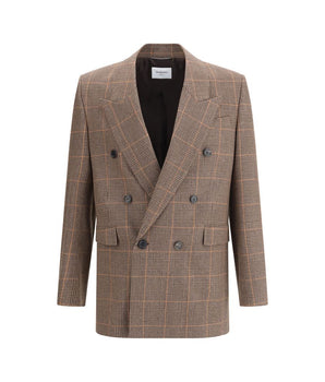 Beige Saint Laurent wool blazer