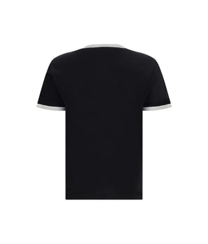Dolce & Gabbana Black Cotton T-Shirt
