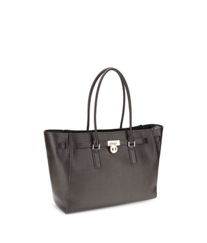 Michael Kors Brown Calf Leather Bos Taurus Shoulder Bag