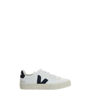 Veja White Calf Leather Bos Taurus Low Top Sneakers