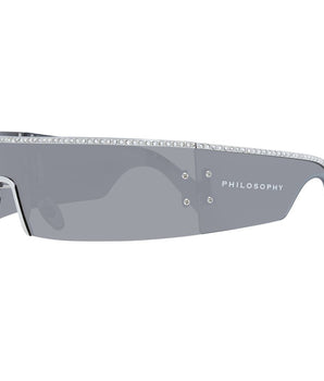 Lozza Gray Metal Sunglasses