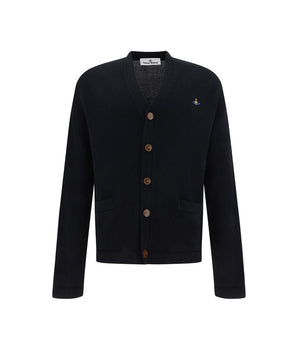 Vivienne Westwood black cotton cardigan