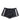 Dolce & Gabbana Black White Polyester Logo Elastic Waistband Swimwear