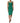 Dolce &amp; Gabbana Dark Green Sleeveless Rayon Bodycon Dress