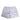 Dolce & Gabbana White Blue Cotton Striped Button Fly Shorts Swimwear