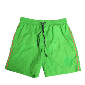 Dolce & Gabbana Green Nylon Drawstring Men Shorts Swimwear