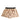Dolce & Gabbana Brown Ancient Coin Print Silk Shorts Swimwear