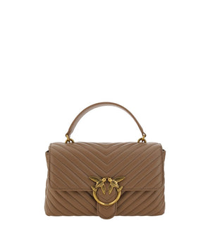 PINKO Brown Calf Leather Bos Taurus Wallet