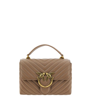 PINKO Brown Calf Leather Bos Taurus Wallet