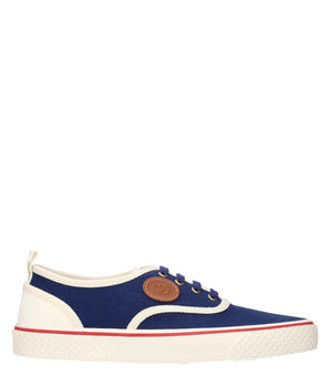Valentino Garavani Blue Fabric Low Top Sneakers