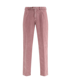 Germano Multicolor Cotton Casual Pants