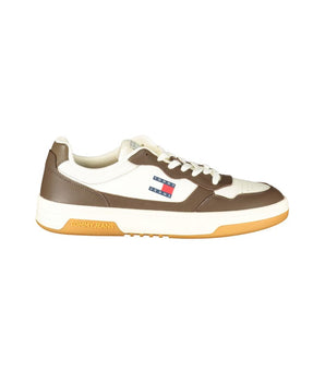 Tommy Hilfiger White Leather Men Sneaker