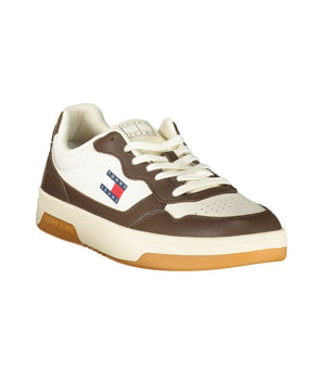 Tommy Hilfiger White Leather Men Sneaker