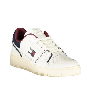Tommy Hilfiger White Leather Men Sneaker