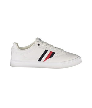 Tommy Hilfiger White Leather Men Sneaker
