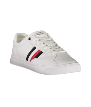 Tommy Hilfiger White Leather Men Sneaker