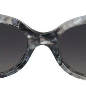 Dolce & Gabbana DG4194 Gray Acetate Logo Plaque Cat Eye Lens Sunglasses