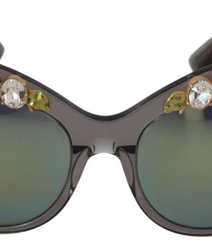 Dolce &amp; Gabbana DG4283B Acetate Crystals Orange Appliques Sunglasses