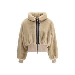 PINKO Faux fur bomber Jacket