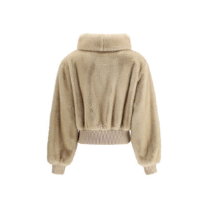 PINKO Faux fur bomber Jacket