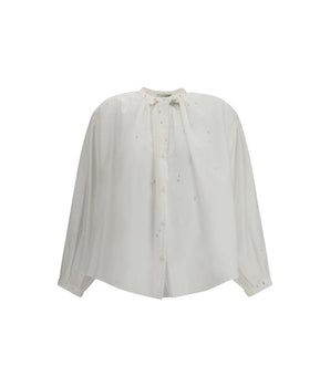 Forte_Forte White Cotton Blouse