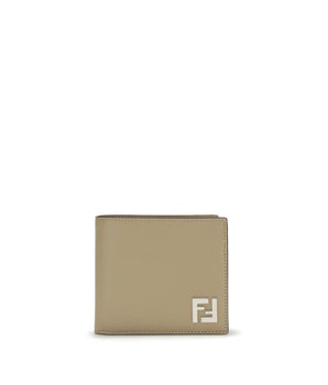Fendi Beige Calf Leather Wallet by Bos Taurus