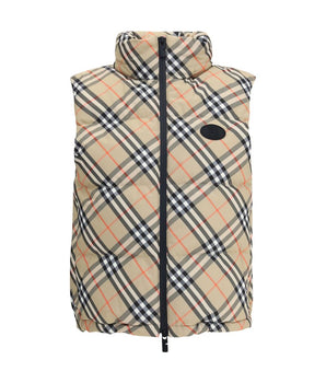 Burberry Multicolor Polyester Sleveless Jacket