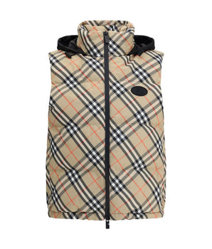 Burberry Multicolor Polyester Sleveless Jacket