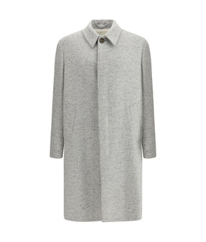 Lardini Gray Fleece Coat