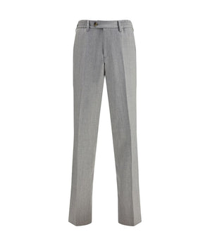 Lardini Gray Fleece Wool Chino Pants