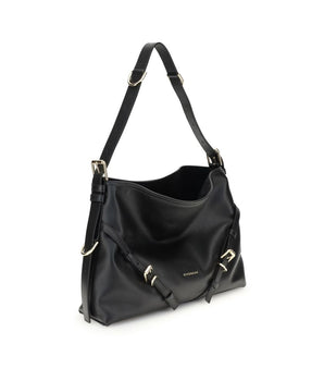 Givenchy Black Calf Leather Bos Taurus Shoulder Bag
