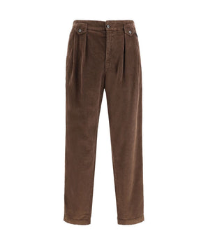 Dolce &amp; Gabbana casual brown cotton trousers