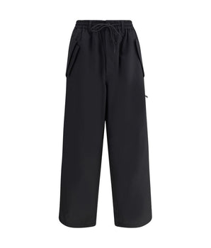 Y-3 Black Wool Casual Pants