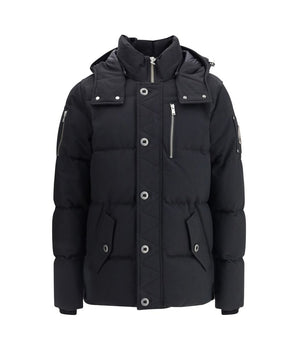 Moose Knuckles Black Cotton Full-Length Jacket