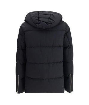 Moose Knuckles Black Cotton Full-Length Jacket