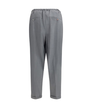 Magliano Gray Polyester Casual Pants
