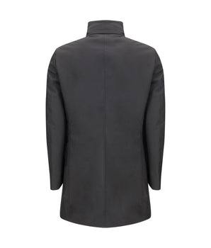 MooRER Black Polyester Coat