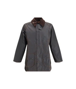 Barbour Black Cotton Coat