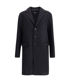 Dsquared² Black Wool Coat