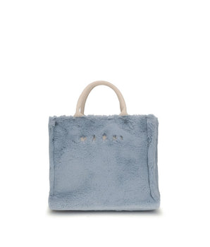 Marni Light Blue Polyester Handbag
