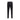 Cruna Black Fleece Wool Dress Pants